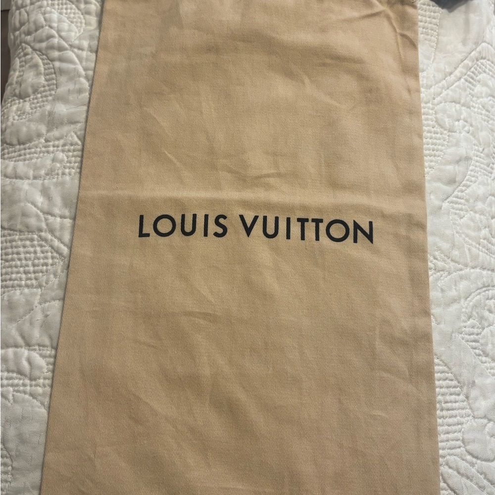 Louis Vuitton Beige Cotton Dust Bag